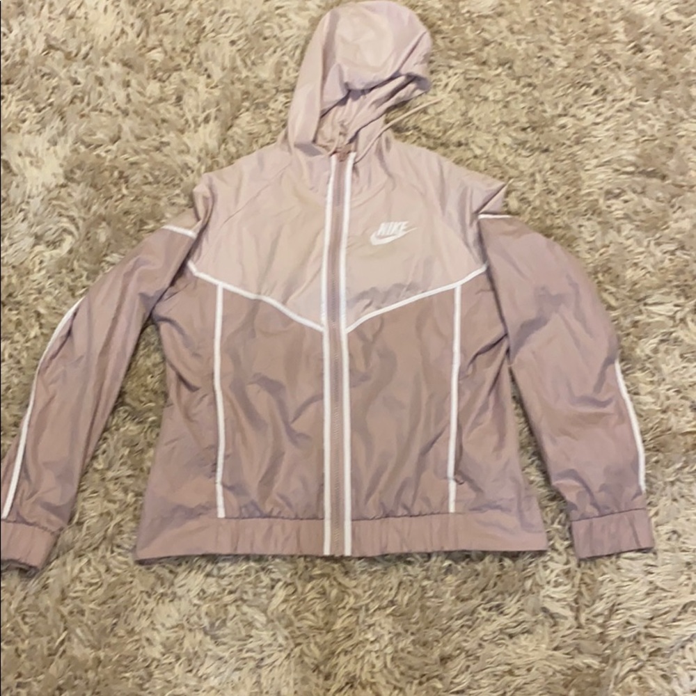 Pink nike windbreaker